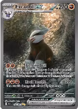 Excadrill ex - 168/086 (168/086), Black Bolt — Pokémon card price