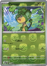 Pansage (Master Ball Pattern) (004/086) — card price