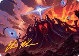 Secluded Starforge Art Card (Gold-Stamped Signature) (32) — card price