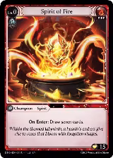 Spirit of Fire (001) — card price