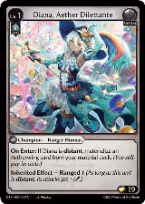 Diana, Aether Dilettante (008), Distorted Reflections — Grand Archive card price
