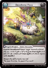 Beastbond Paws (011) — card price