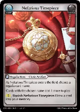 Nefarious Timepiece (016) — card price