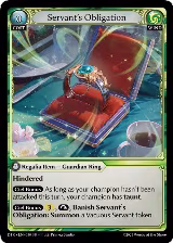 Servant's Obligation (030) — card price