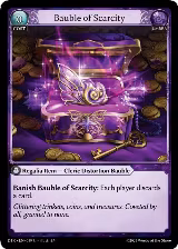 Bauble of Scarcity (039) — card price