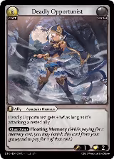 Deadly Opportunist (050), Distorted Reflections — Grand Archive card price