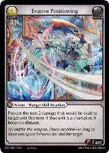 Evasive Positioning (056) — card price