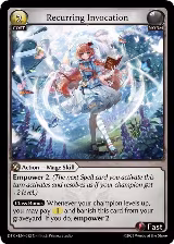 Recurring Invocation (082) — card price
