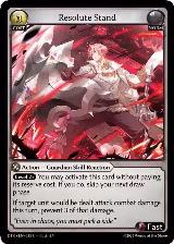 Resolute Stand (085) — card price