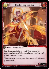 Flickering Cinder (119) — card price