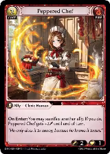 Peppered Chef (129), Distorted Reflections — Grand Archive card price