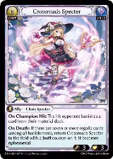 Crossroads Specter (207), Distorted Reflections — Grand Archive card price