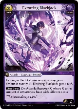 Extorting Blackjack (212) — card price