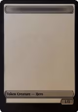 Blank Hero Token — card price
