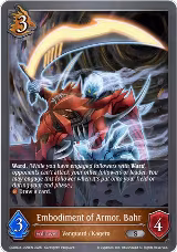 Embodiment of Armor, Bahr (CSD03b-009EN) — card price