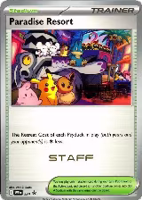 Paradise Resort - 224 (World Championships 2025) [Staff] (224), Scarlet & Violet Promo Cards — Pokémon card price
