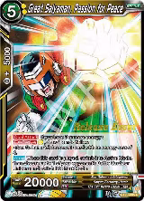 Great Saiyaman, Passion for Peace (BT28-085) — card price