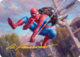 Spider-Man, Web-Slinger Art Card (Gold-Stamped Signature) (4) — card price
