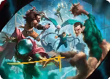 Behold the Sinister Six! Art Card (7/54) (Gold-Stamped Signature) (7) — card price