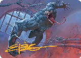 Venom, Evil Unleashed Art Card (Gold-Stamped Signature) (12) — card price