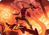 Green Goblin, Revenant Art Card (Gold-Stamped Signature) (27) — card price