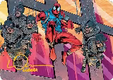 Scarlet Spider, Ben Reilly Art Card (Gold-Stamped Signature) (38) — card price