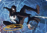 Symbiote Spider-Man Art Card (Gold-Stamped Signature) (40) — card price