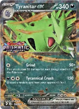 Tyranitar ex (Prismatic Evolutions Stamp) (064/131), Miscellaneous Cards & Products — Pokémon card price