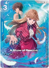 A Show of Resolve (U+) (Premium Accessory Set - Mobile Suit Gundam Wing) (GD01-100) — card price