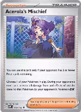 Acerola's Mischief - 113/132 (113/132) — card price