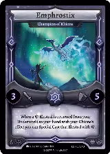 Emphrostix - Champion of Khione (LST-SD043) — card price