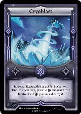 Cryoblast (LST-SD081), Divine Champions: Lifestream Starter Decks — Elestrals card price