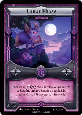 Lunar Phase - Full Moon (LST-SD093), Divine Champions: Lifestream Starter Decks — Elestrals card price