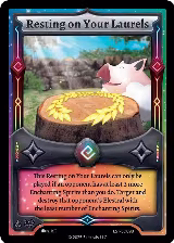 Resting on Your Laurels (LST-SD098), Divine Champions: Lifestream Starter Decks — Elestrals card price