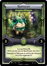 Sproutyr - Champion of Dionysus (LST-012) — card price