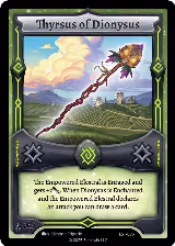 Thyrsus of Dionysus (LST-085) — card price