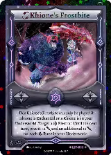 Khione's Frostbite (Stellar) (LST-R11) — card price
