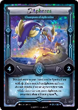 Apheros - Champion of Aphrodite (Serialized) (/99), Divine Champions: Lifestream — Elestrals card price