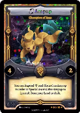 Ampup - Champion of Zeus (Serialized) (/99), Divine Champions: Lifestream — Elestrals card price