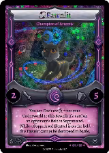 Fawnlit - Champion of Artemis (Serialized) (/99), Divine Champions: Lifestream — Elestrals card price