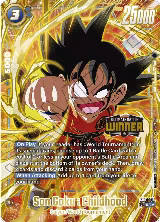 Son Goku : Childhood - SB01-018 (Ultimate Battle 2025 Vol.4 Winner) (SB01-018), Tournament and Championship Promos — DB Fusion card price