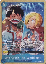 Let's Crash This Wedding!!! (Premium Card Collection -Best Selection Vol. 5-) (OP11-060), One Piece Promotion Cards — One Piece card price