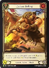 Zealous Belting (Extended Art) - FAB276 (FAB276), Flesh and Blood: Promo Cards — Flesh & Blood card price