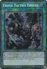 Triple Tactics Thrust (Starlight Rare) (CH01-EN030), THE CHRONICLES DECK: The Fallen & The Virtuous (All-Foil Edition) — Yu-Gi-Oh! card price