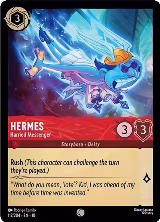 Hermes - Harried Messenger (112/204), Whispers in the Well — Lorcana card price