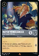 Mayor Winddancer - Actor-Turned-Politician (188/204), Whispers in the Well — Lorcana card price