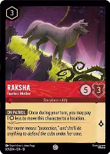 Raksha - Fearless Mother (107/204), Whispers in the Well — Lorcana card price