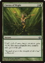 Chorus of Might (119) — card price