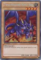 Two-Headed King Rex (LCYW-EN158), Legendary Collection 3: Yugi's World — Yu-Gi-Oh! card price