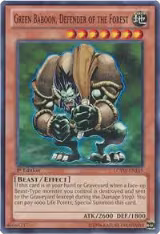 Green Baboon, Defender of the Forest (LCYW-EN165) — card price